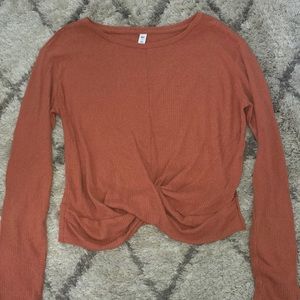 Rust Orange Top